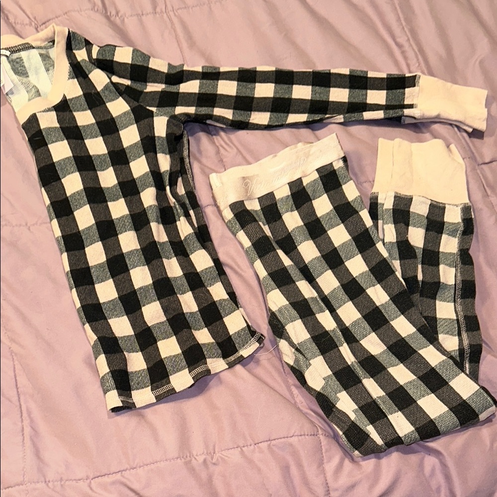 VS Black & Pink Matching Pajama Set